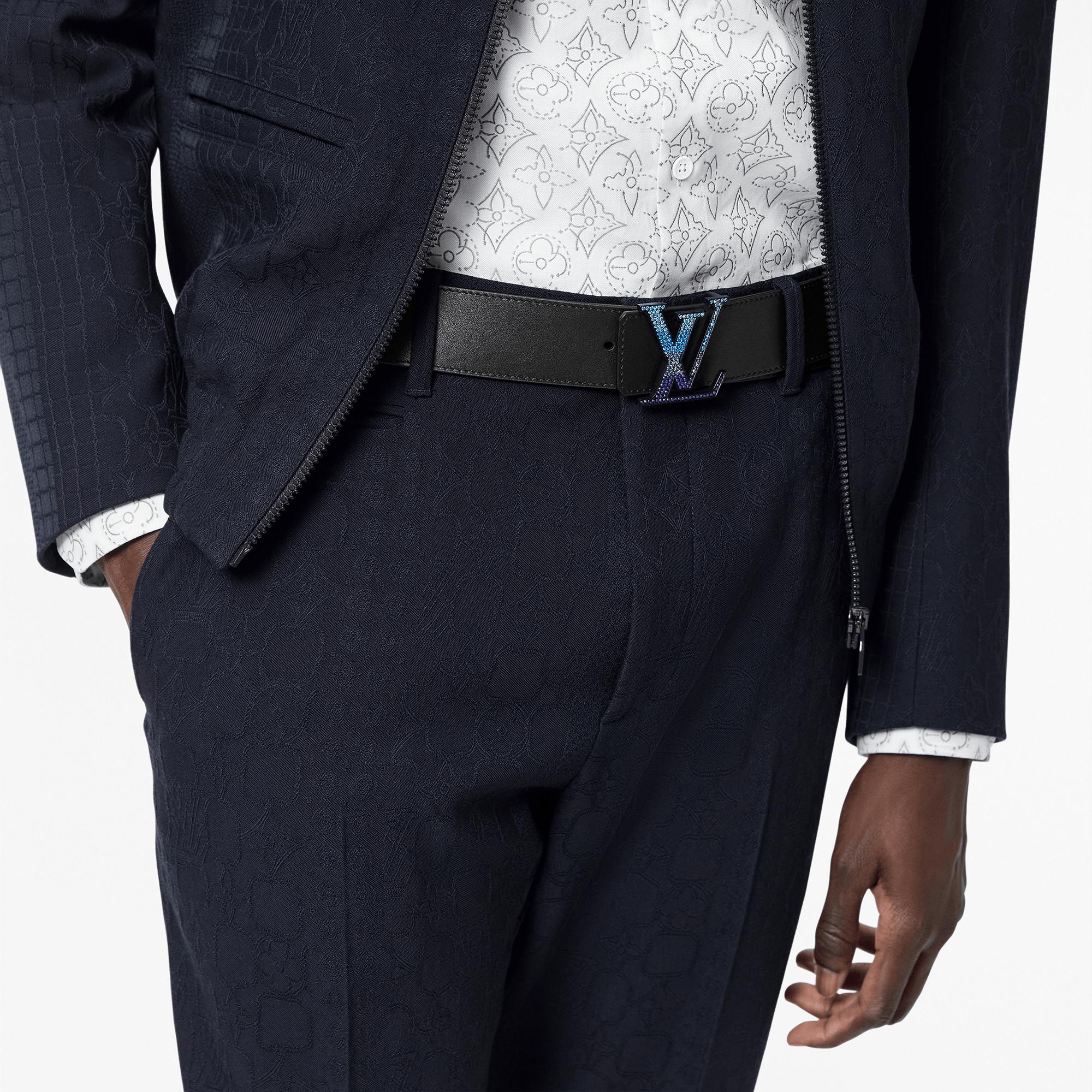 louis vuitton black suit