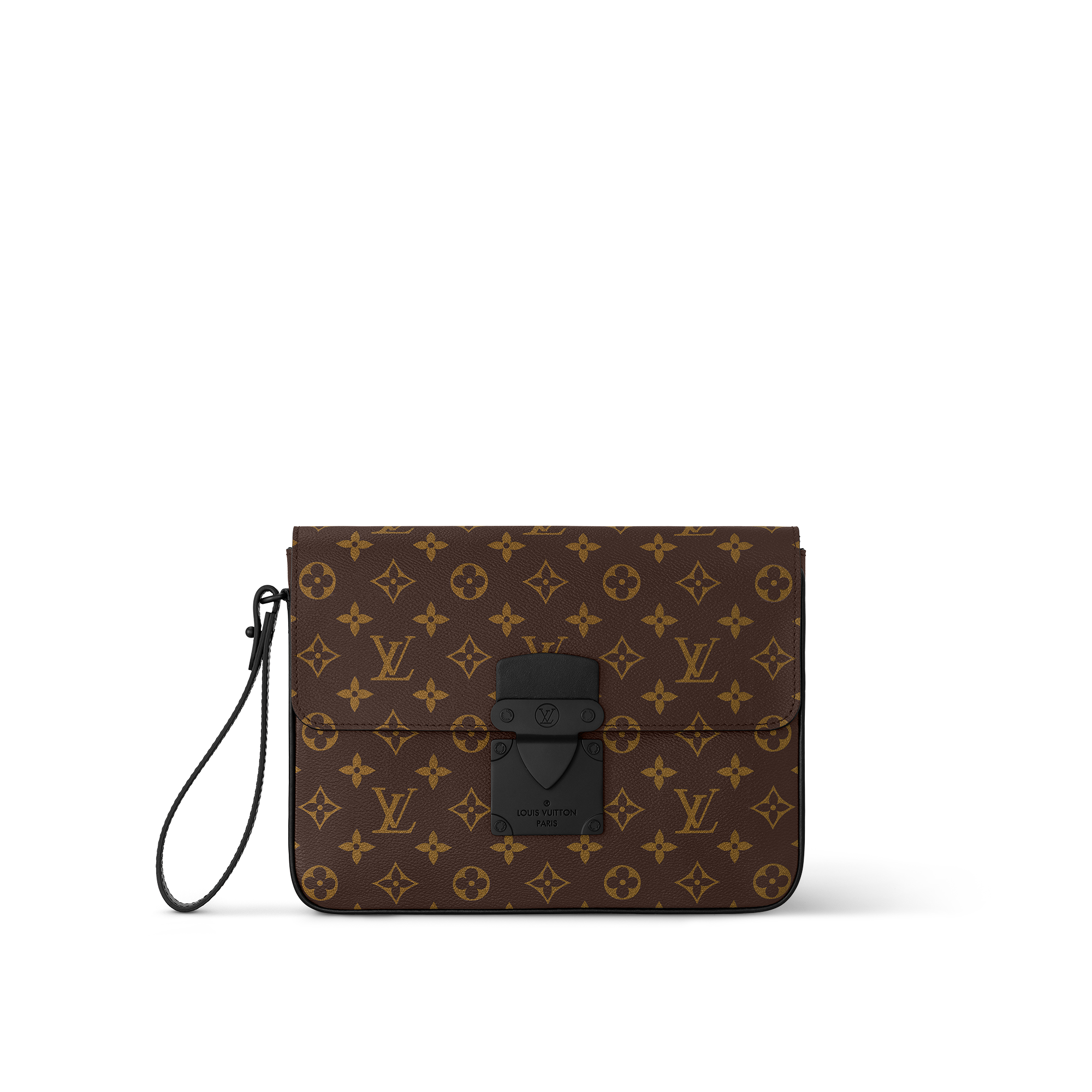 Клатч S-Lock A4 Канва Monogram Macassar - Кошельки и аксессуары из кожи  M80560 | LOUIS VUITTON