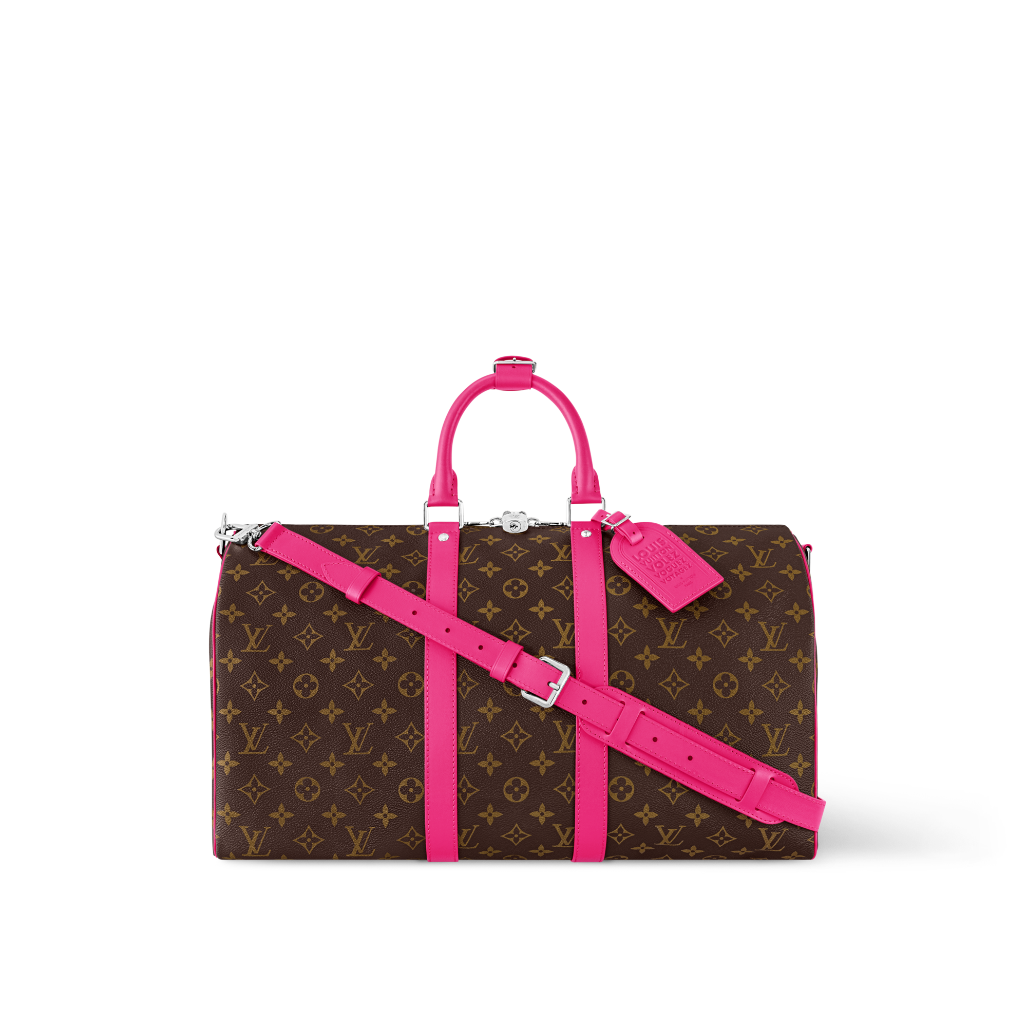 Сумка Keepall 45 с плечевым ремнём Канва Monogram Macassar - Багаж | LOUIS  VUITTON